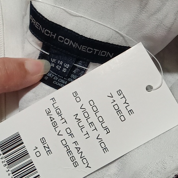 FRENCH CONNECTION 10 Womens NEW Dresss Floral Party Cocktail Flowers Work - Picture 5 of 7